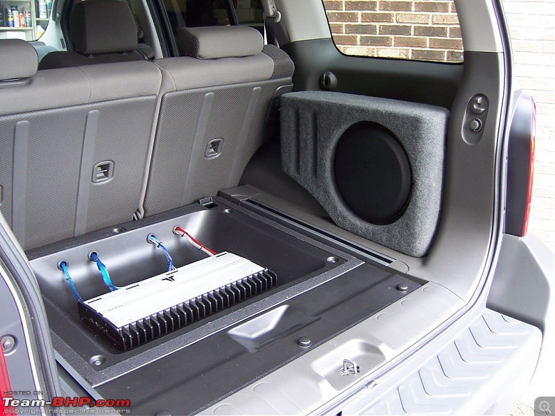 Nissan xterra subwoofer install