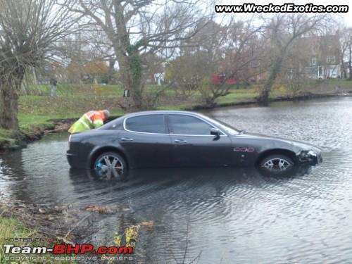 Courtesy Wrecked Exotic Cars Pictures of Expensive Car Crashes and 