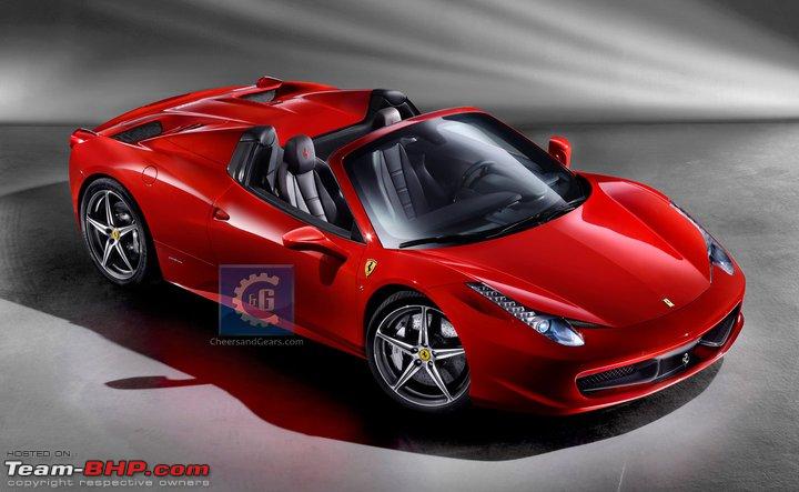 re Ferrari 458 Italia Spyder Details Emerge