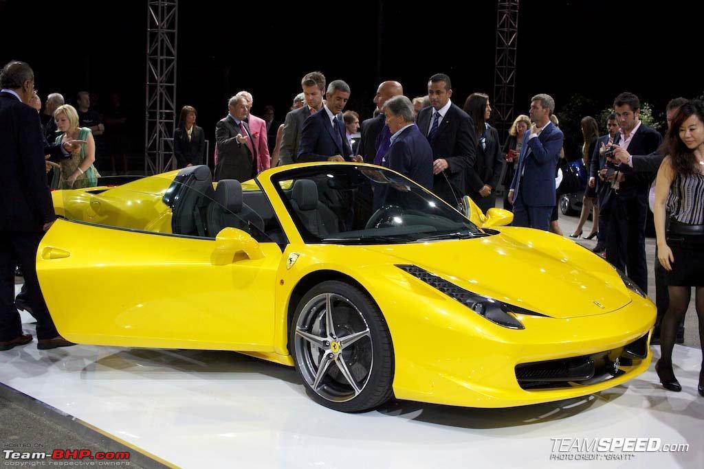 Ferrari 458 Italia Spyder Details Emerge EDIT Now officially unveiled