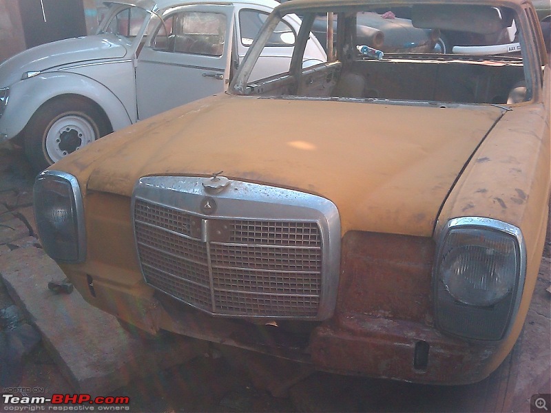 1969 Mercedes W114 Restoration TeamBHP