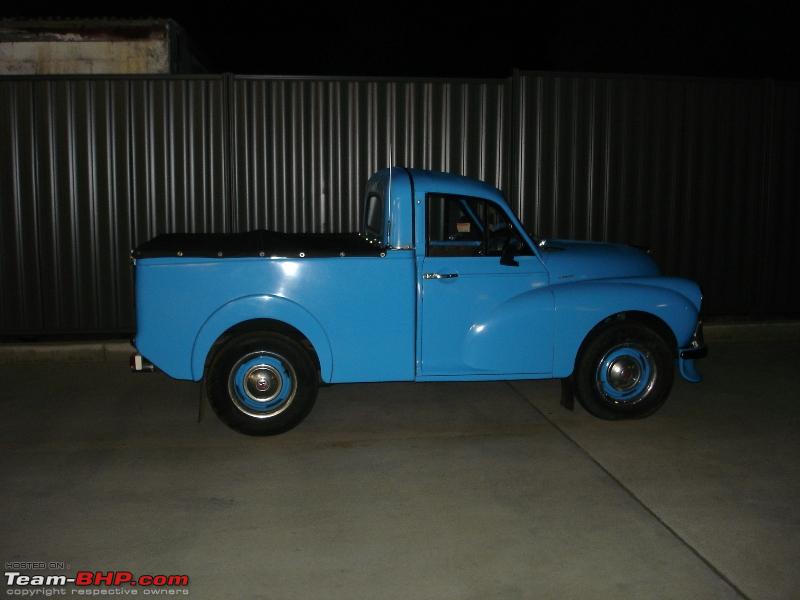 Here are some pics of a hot rodded or custom Morris Minor Ute shot in 