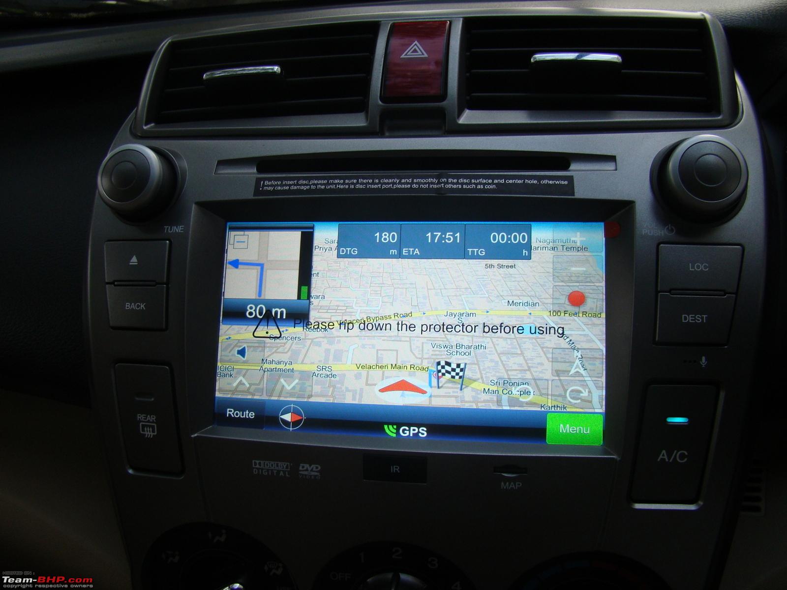 Audio video navigation for honda city #2