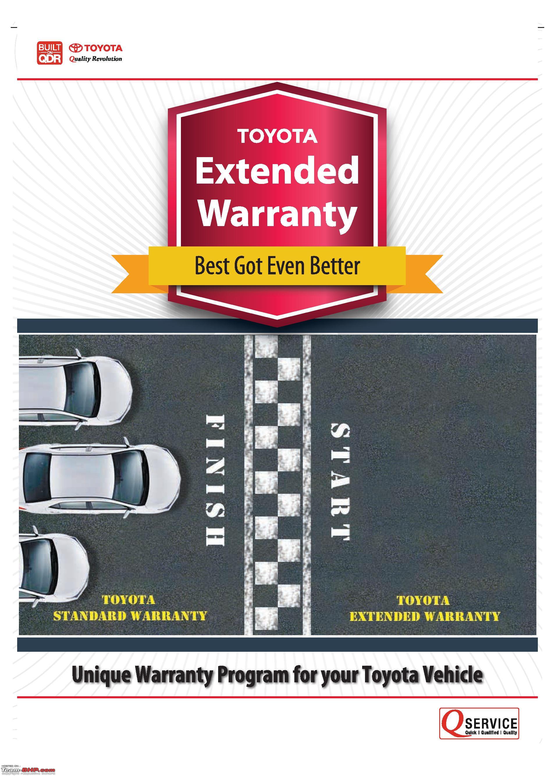 Toyota India's Extended Warranty Plans & Pricing Up to 7 years of