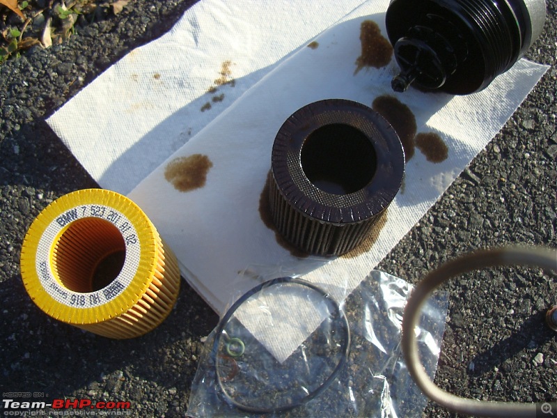 Bmw e90 320d oil filter change