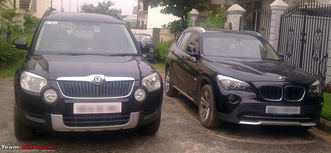 Skoda yeti vs bmw x1 india