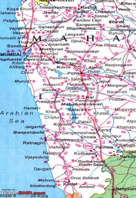 Konkan Region Map