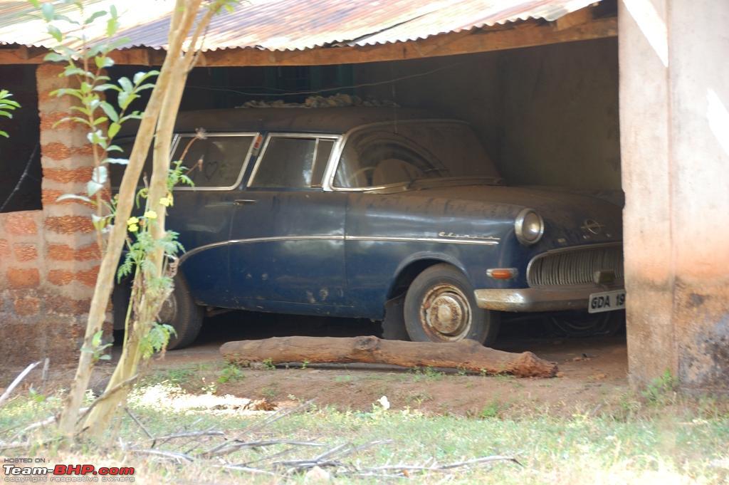 Here's a Opel Rekord Wagon resting in Goa Vintage Classic Car Collection