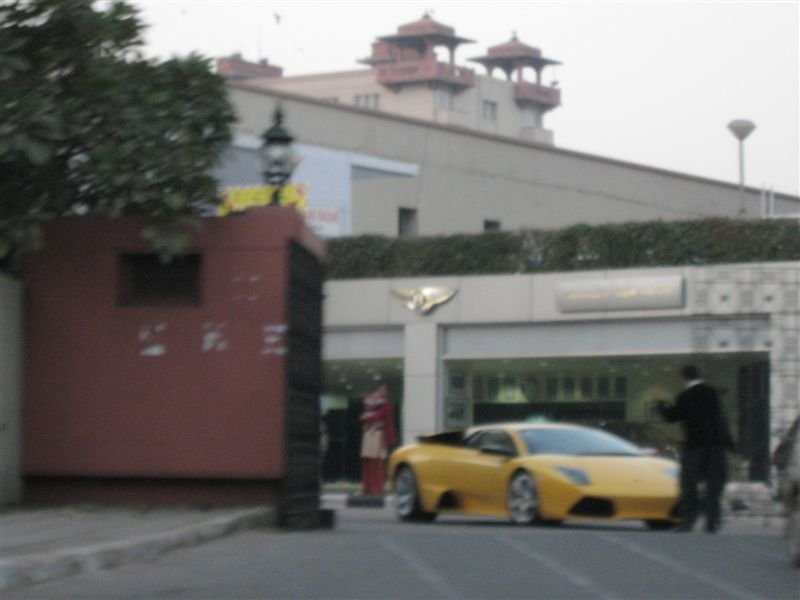 Yellow Murcielago LP640 in Delhi