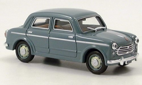 These are 143 diecast scale models of Fiat 1100 and Fiat 1100D made by a