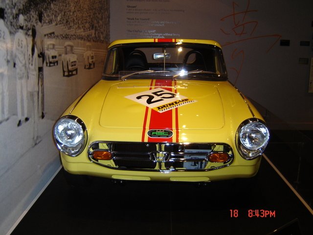 Its a Honda S800 from the 60's and this is one car that excited me more 