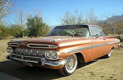 That's the 1959 Chevrolet Impala Sport Coupe Picture below
