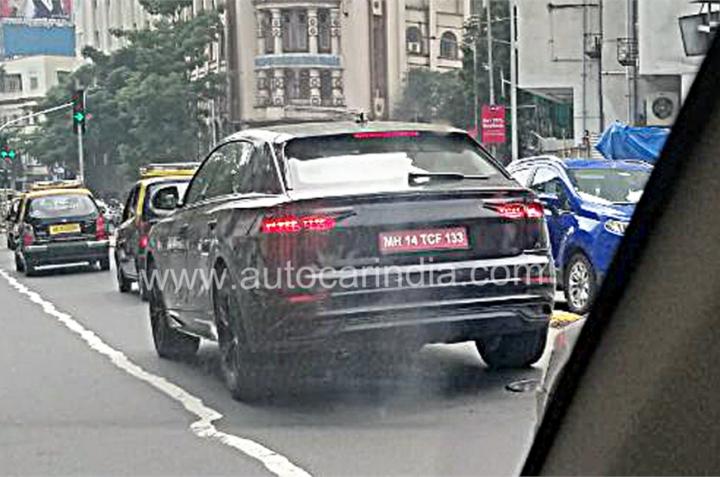 Audi Q8 spotted testing in India 