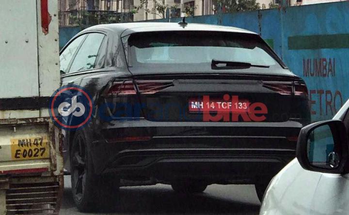 Audi Q8 spotted testing in India 
