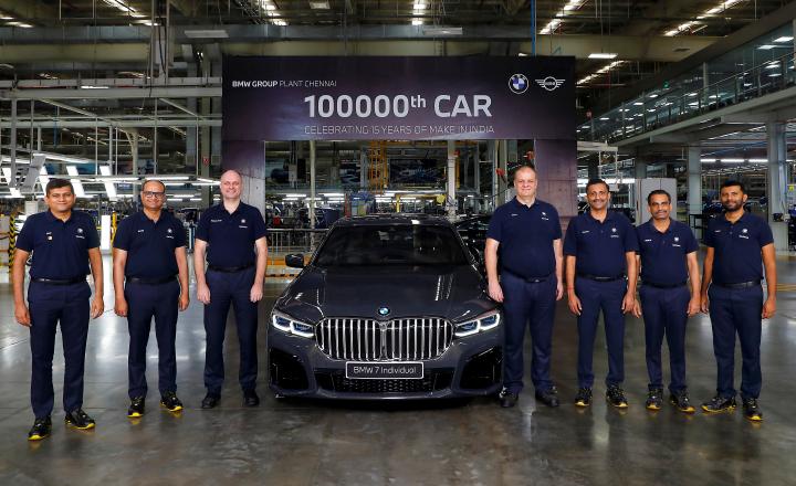 1,00,000th made-in-India BMW rolls out of Chennai plant 