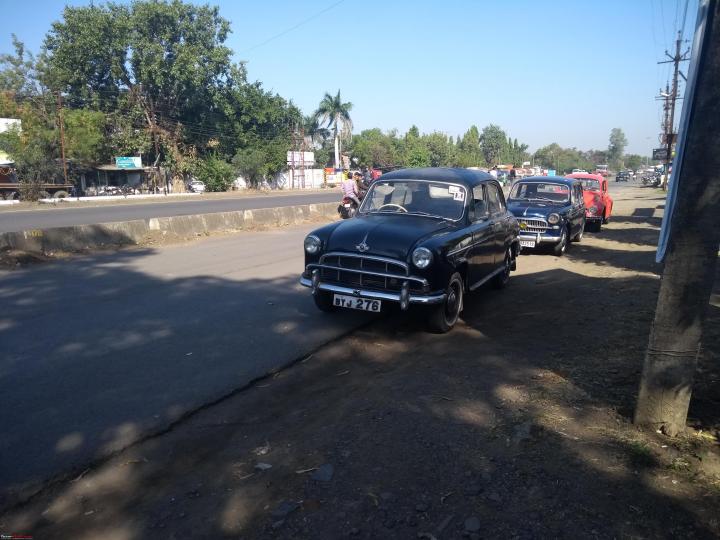 Went for a drive in vintage cars on the new Samruddhi super expressway 