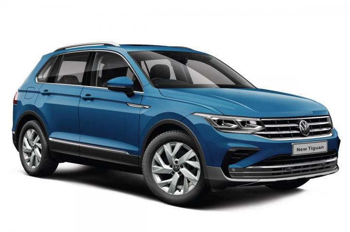 Volkswagen reveals 2021 Tiguan facelift for India 
