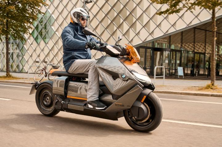 BMW CE 04 electric scooter showcased in India 