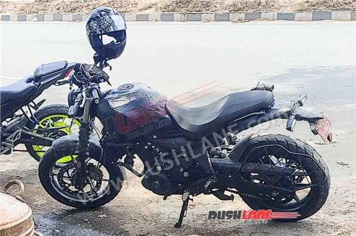Royal Enfield Himalayan 450-based roadster spied 
