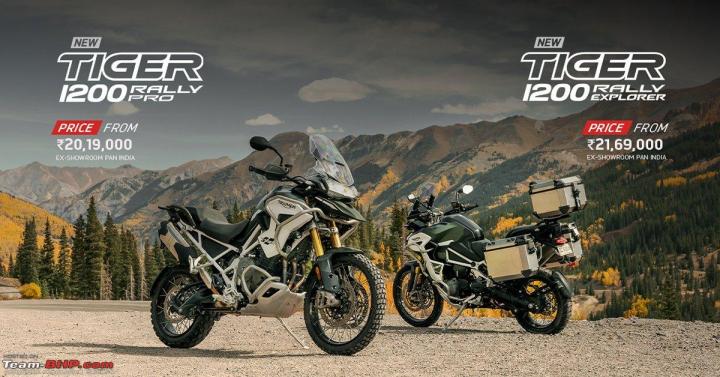 2022 Triumph Tiger 1200 launched at Rs. 19.19 lakh 