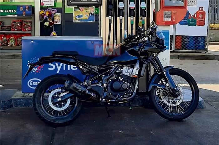 More images: Royal Enfield Himalayan 450 spied in the UK 