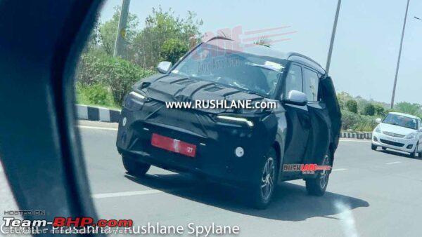 Kia KY 7-seater MPV spotted testing in India 
