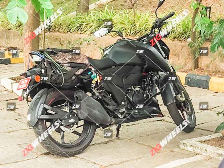 2023 TVS Apache RTR 160 spotted for the first time 