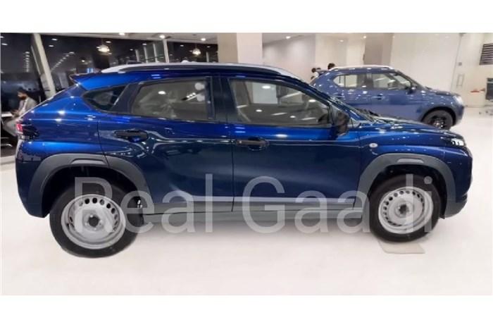 Here's what the Maruti Fronx Sigma variant looks like 