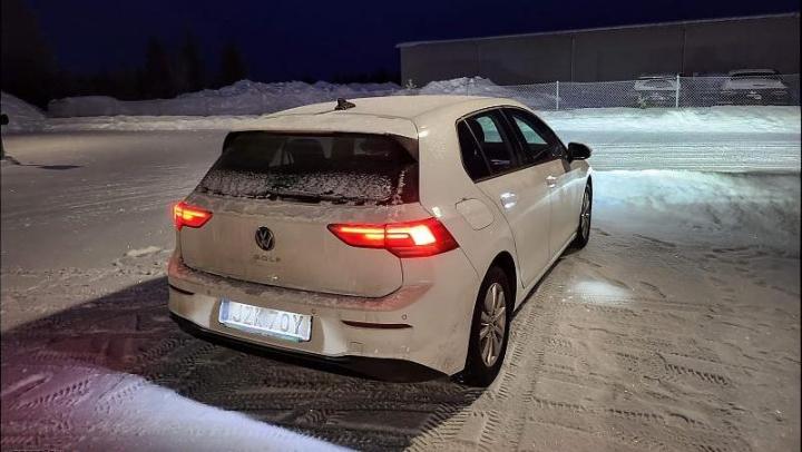 Drove a VW Golf in Arjeplog where the auto industry does winter testing 