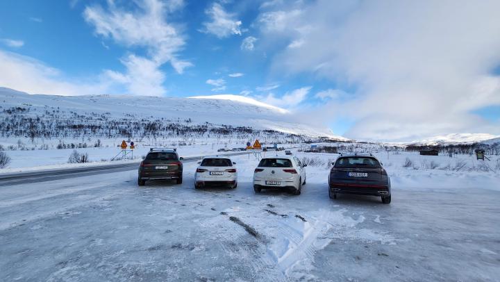 Drove a VW Golf in Arjeplog where the auto industry does winter testing 
