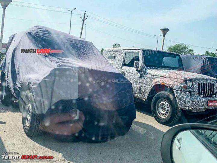 Mahindra Thar 5-door SUV spied for the first time? 