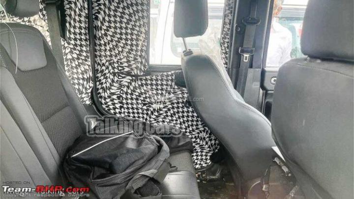 Mahindra Thar 5-door spied inside out; interior revealed 