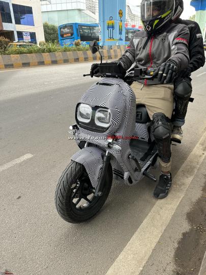 River electric scooter spied in Bangalore 