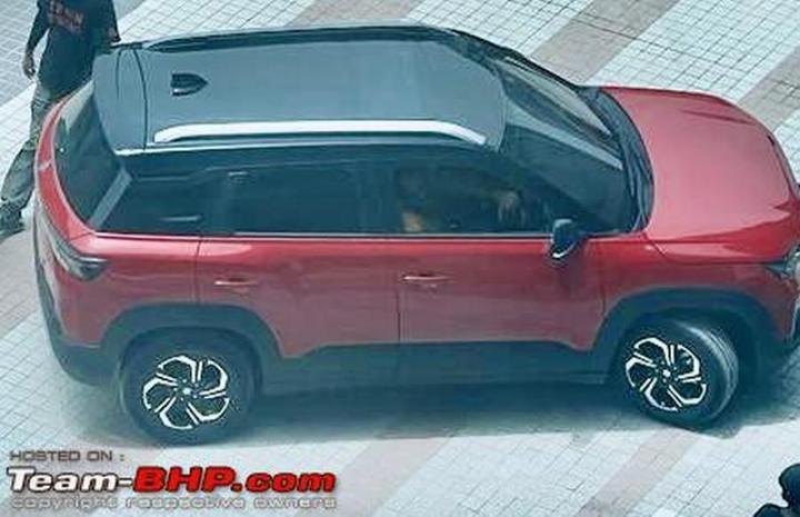 2022 Maruti Brezza spotted during ad shoot 