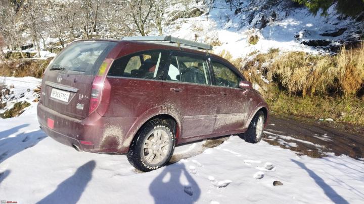 In pictures: Took my Tata Aria 4x4 for a weekend drive in the snow 