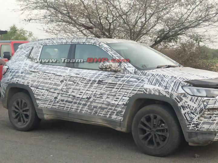 More images: 7-seater Jeep Compass spied testing 