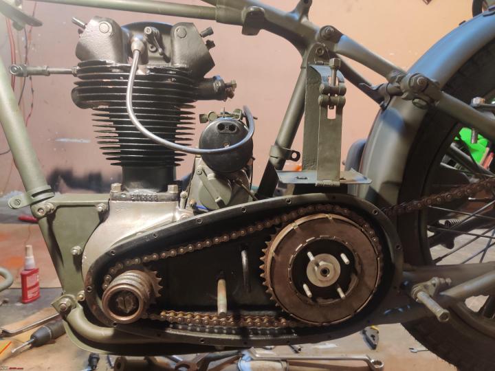 Restoration update: My 1944 Triumph 3 HW Military motorcycle 