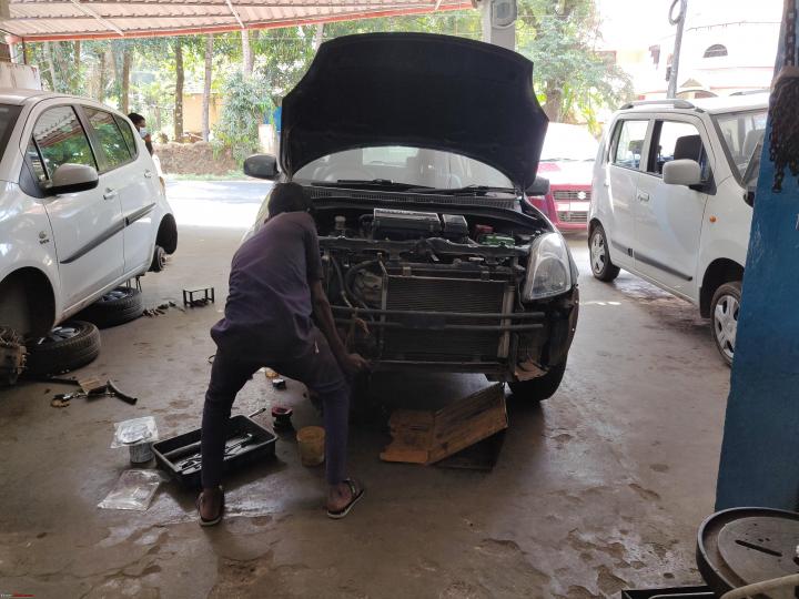 My preowned Maruti Swift VXi: Replaced the timing belt at 73000 km 