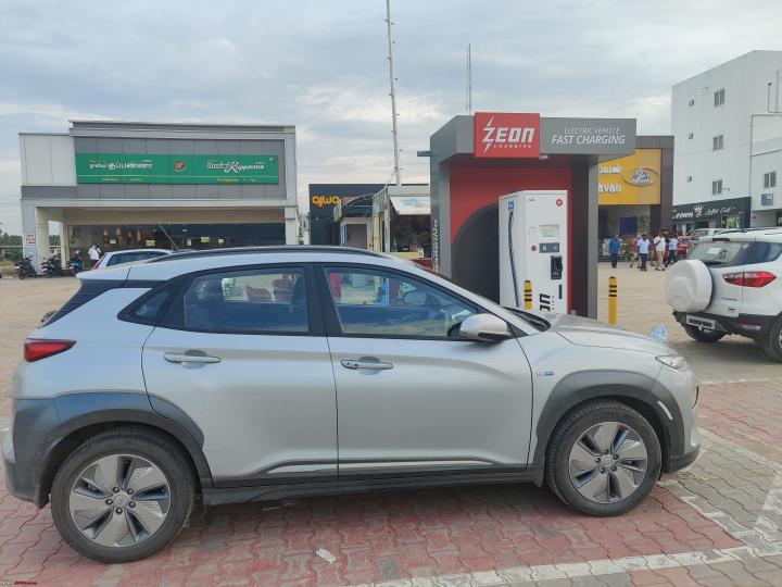 EV charging experience on an 1800 km trip in my Hyundai Kona 