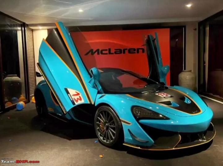 India gets its first McLaren 620R 