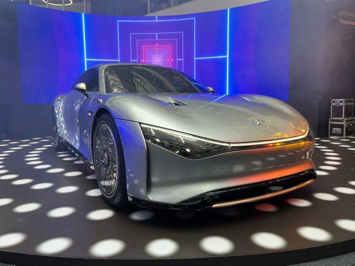 Mercedes Vision EQXX concept EV showcased in India 