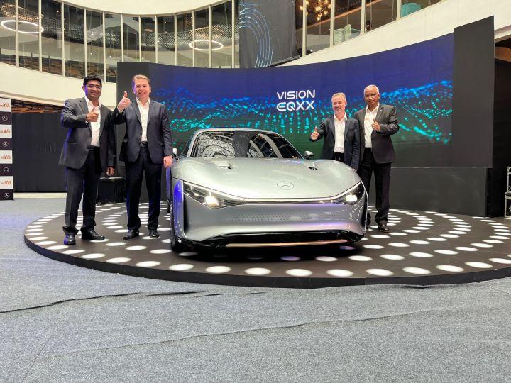Mercedes Vision EQXX concept EV showcased in India 