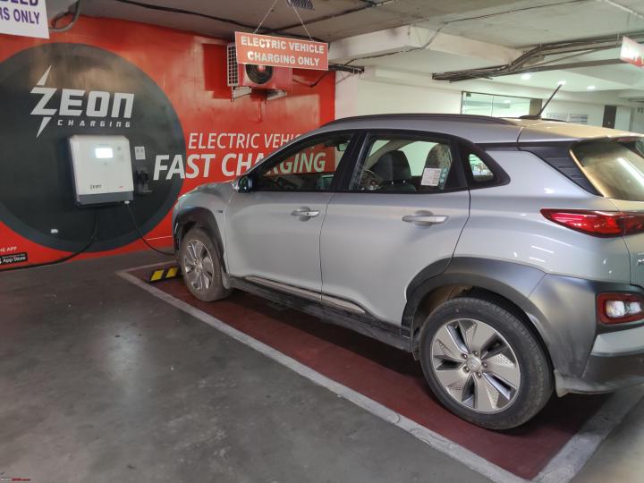 EV charging experience on an 1800 km trip in my Hyundai Kona 