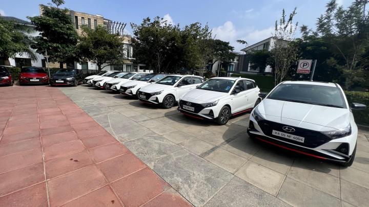 Could this be the biggest Hyundai i20 N Line meet in Bangalore? 