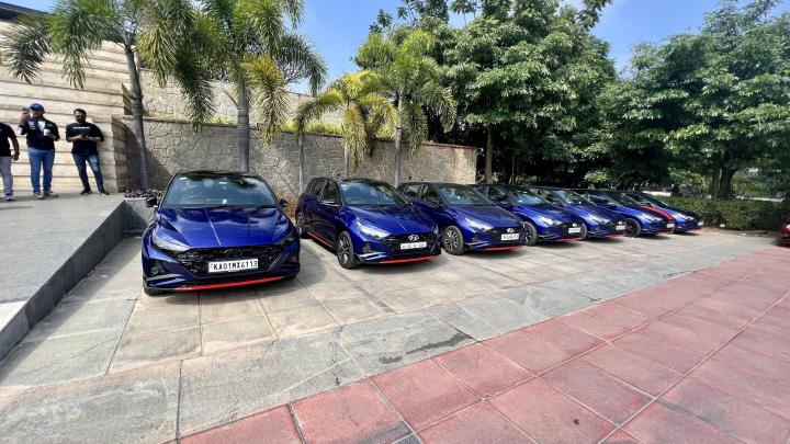 Could this be the biggest Hyundai i20 N Line meet in Bangalore? 