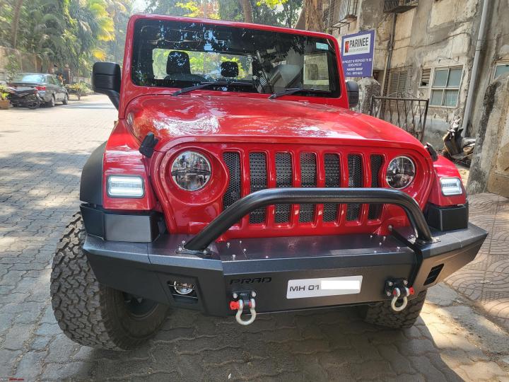 Installed LED headlamps on my 2nd gen Mahindra Thar: First impressions 