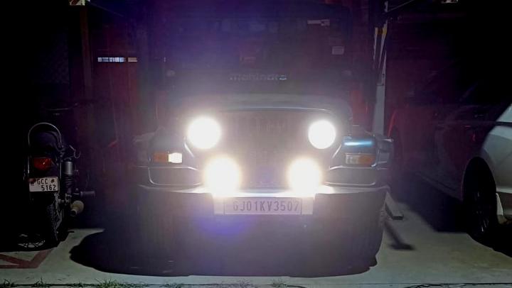 Upgrading the lights on my Mahindra Thar for better visibility in rain 