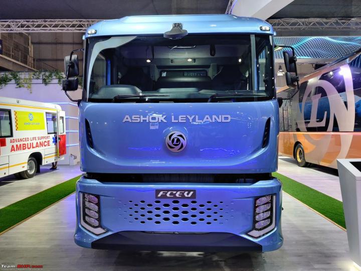 Auto Expo 2023: Ashok Leyland Hydrogen fuel-cell truck unveiled 