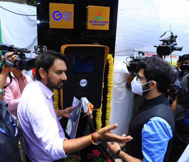 Mumbai gets India's first biogas powered EV charger 