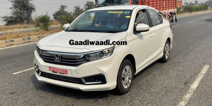 Honda Amaze spied; could this be the CNG variant? 